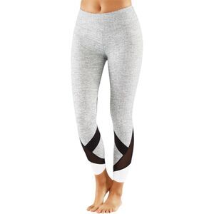 NWT XS Manduka Linea Crop Leggings Herringbone Print